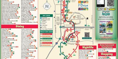Карта на Orlando International drive