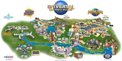 Карта На Universal Orlando