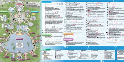 EPCOT в Орландо картата